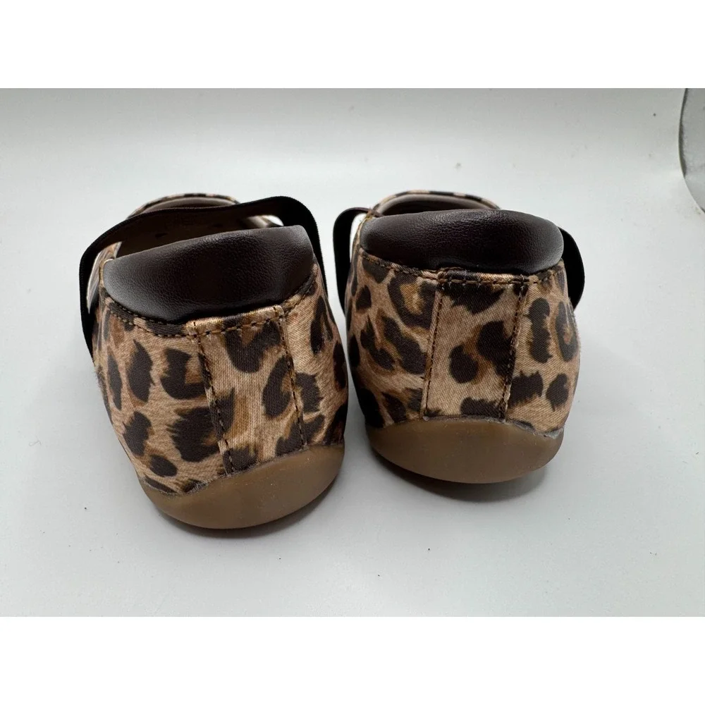 NEW Livie &‎ Luca Leopard Animal Print Shoes Little Kids sz 8 Rubber Sole
